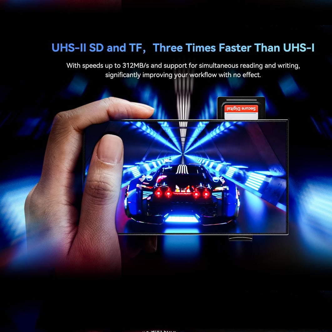 Dockcase Smart USB-C Hub 7-in-1 with M.2 SSD Enclosure