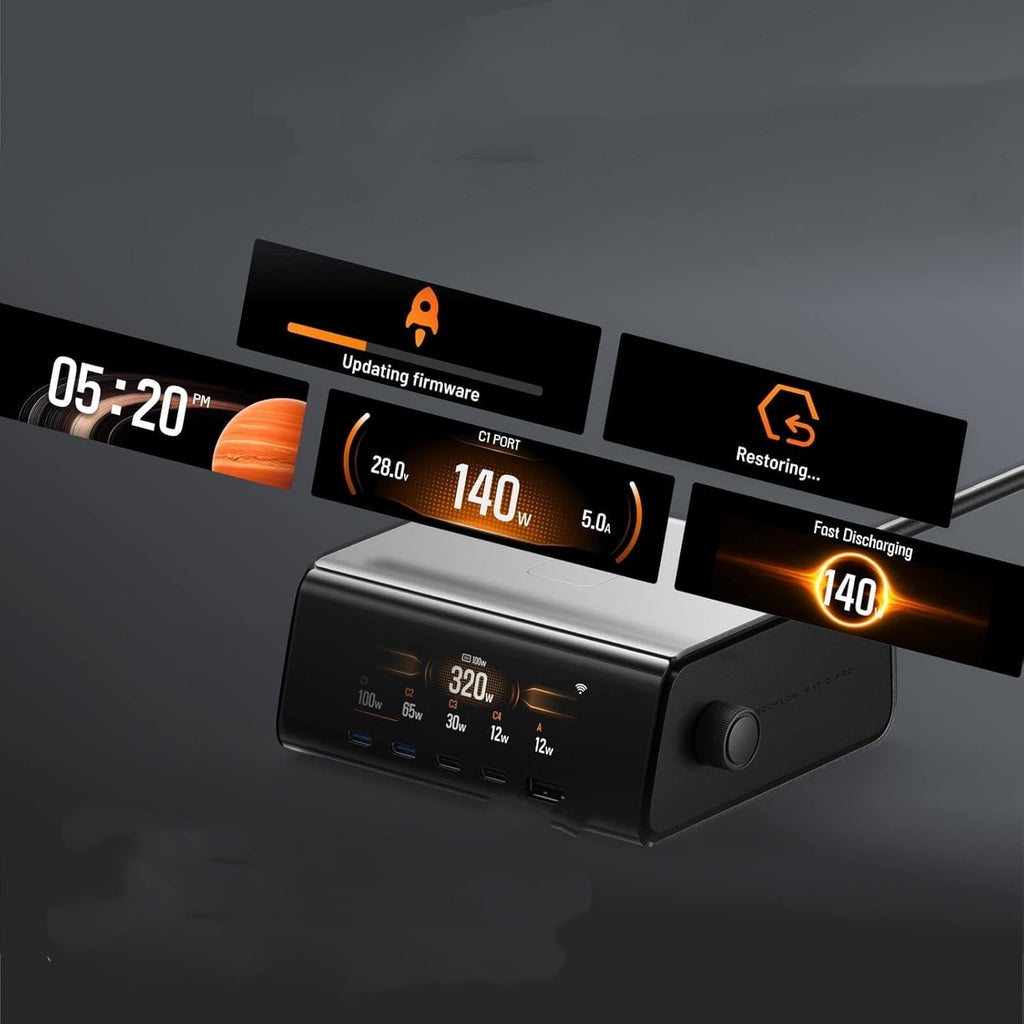 Ecoflow RAPID Pro 320W Docking Station, 4xUSB-C, 1xUSB-A, GaN