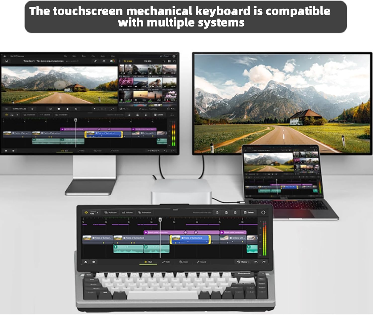 All-in-one Smart Touch Screen Mechanical Keyboard