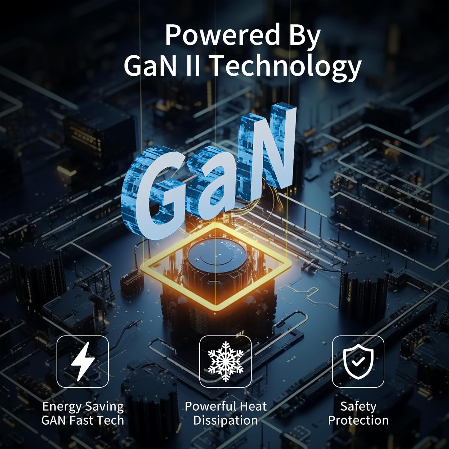 Compact 240W 6Ports GaN Charger With Digital Display Screen