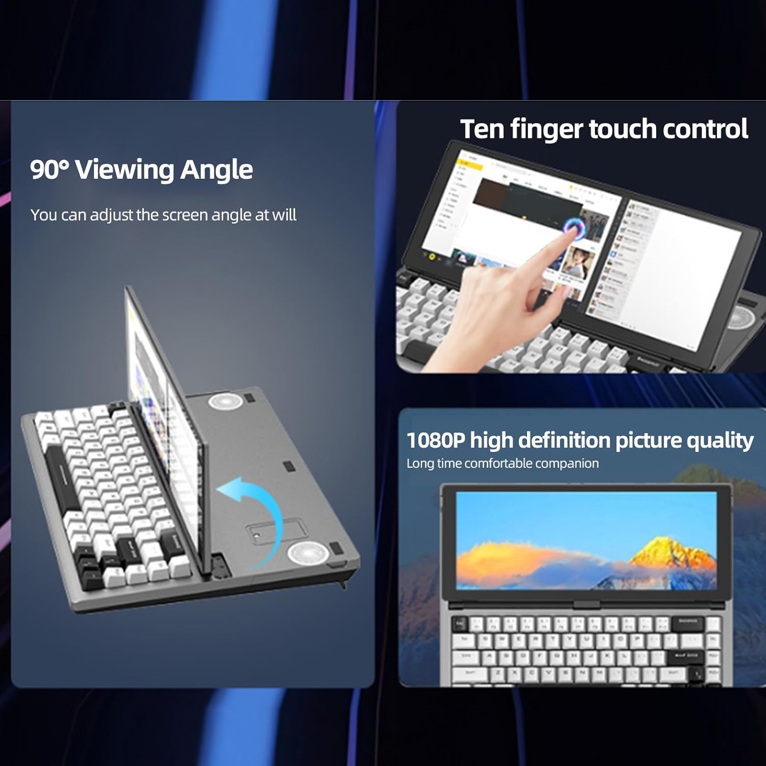 All-in-one Smart Touch Screen Mechanical Keyboard