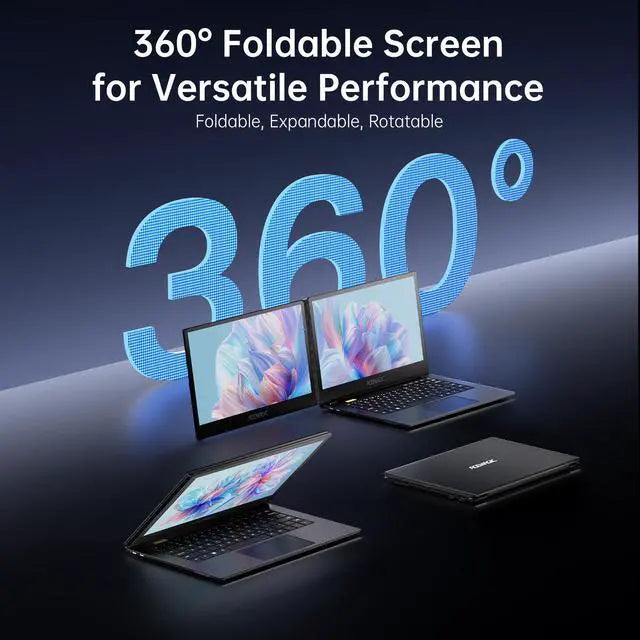 ACEMAGIC Dual-Screen 360° Horizontal Laptop With Intel Core I7-1255U